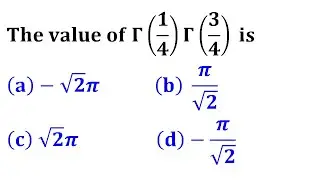 Euler's Reflection Formula to find Γ(1/4)Γ(3/4) Revealed!