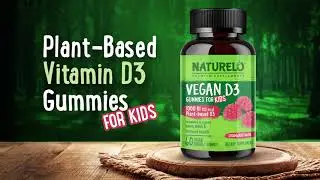 NATURELO Whole Food Vegan D3 Gummies for Kids