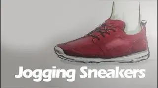 D.I.Y sneakers project || jogging sneakers UPPER