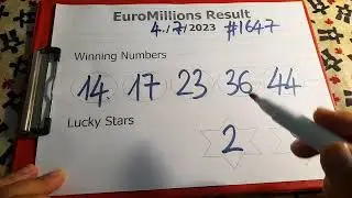 Euro Millions Results Today 07/04/2023 - Euro Millions Results #1647