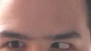 meu olho fika todo branco huahuahuauaa