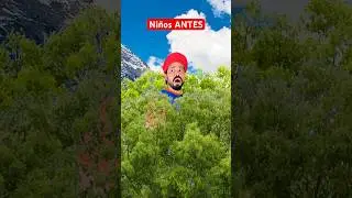 Niño trepa árbol ANTES vs AHORA! 🤣