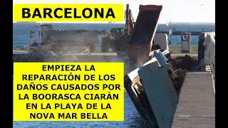 BARCELONA: Reparan los daños causados por la borrasca Ciarán
