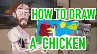 How to draw a chicken @AsmonTV