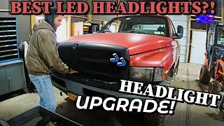 DODGE CUMMINS 2ND GEN LED HEADLIGHT INSTALL! (AUXBEAM)