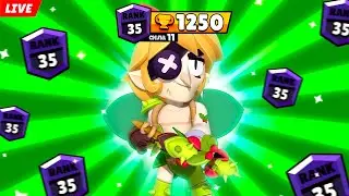 ПУШУ КОМАРА НА 35 РАНГ В СОЛО ШД И 50К КУБКОВ🏆 СТРИМ BRAWL STARS!🤯
