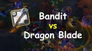 Bandit(10%) vs Dragon Blade(14%) | Heavy Mace POV | Albion Online Small Scale PVP