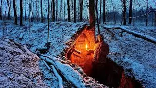 🔥ВЫЖИВАНИЕ В ЛЕСУ С МЕДВЕДЯМИ🔥НОЧЬЮ🔥УКРЫТИЕ,ЕДА,КОСТЕР,НОЧЕВКА🔥