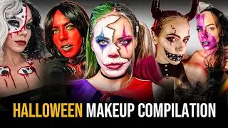 Easy Halloween Makeup Transformations | Halloween makeup compilation