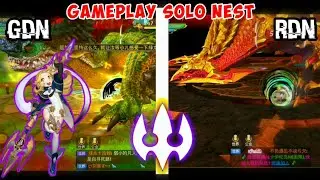 #2 New Class LANCEA VS RDN & GDN Gameplay Skill Dragon Nest Mobile