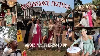 I MADE MY WHOLE FAM DRESS UP FOR THE RENAISSANCE FESTIVAL!!!
