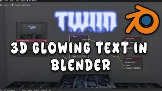 How to make 3D Glowing Text In Blender