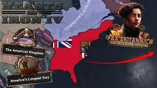 Breaking free from the British as America in Pax Britannica | Hearts of Iron IV