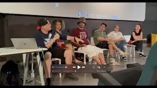 Rob Schwartz speaking at the Hip Hop Cine Fest (Rome, Italy)