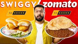 24 Hours Zomato vs Swiggy Challenge 🔥 Who Is The BEST ?