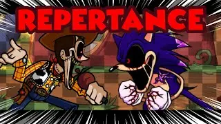 ¡SUICIDAL BATTLE! || Friday Night Funkin Cover || Repertance || But Woody.exe VS Sonic YCR Sings it