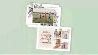 Ordering holiday cards in your photo gallery…
