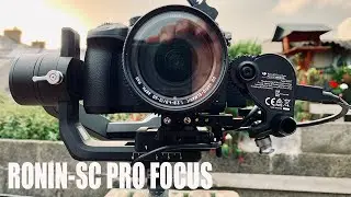 DJI RONIN-SC PRO FOCUS MOTOR SETUP AND DEMO ON PANASONIC GH5