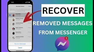 How To Recover Deleted Messages On Messenger
