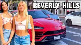 Exploring Beverly Hills California🌴🌴Walking Tour🚶🏻‍♂️