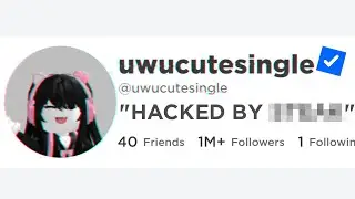 This Roblox Youtuber Got HACKED?... (uwucutesingle HACKED)