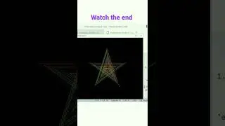 Star project in python turtle ⭐⭐|graphics| |python| #shorts #python #pythonturtle