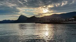 Новый Свет, море в Судаке июль 2022, горы Крыма.Без комментариев, наслаждаемся просмотром 🏊🚣🏞🌏🏙🌄🌅🌄🌅🌄