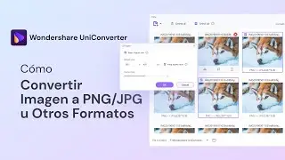 Cómo Convertir Imagen a PNG, JPG, BMP, WEBP, TIFF... | UniConverter 13 Windows