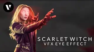 Scarlet Witch: VFX Red Eye Effect | Black Screen