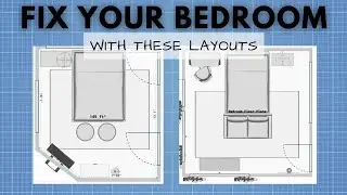 Bedroom Mistakes To Avoid & How to Fix them | 3 Layouts for Small Bedrooms & Big Bedrooms