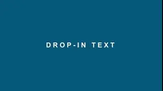 Drop in Text example - made with Shotcut