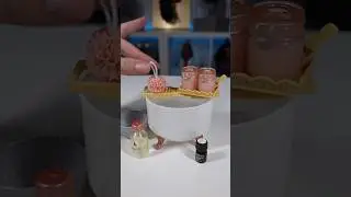 MAKING REAL MINI BODY SCRUBS?!?! Miniverse spa! #shorts