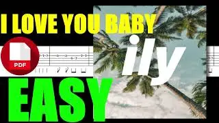 I LOVE YOU BABY🎸EASY TAB🎸ILY