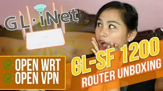 GL INET GL SF1200 GIGABIT ROUTER UNBOXING AND SETUP 2021