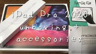 IPAD PRO 2020 UNBOXING + accessories