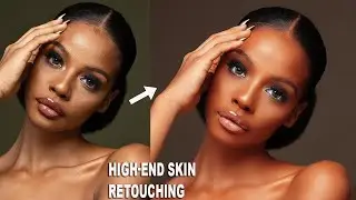 High-End skin Retouching Photoshop Tutorial | Frequency Separation.#phlearn