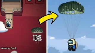 Among us | What if innersloth released a new parachute escape feature