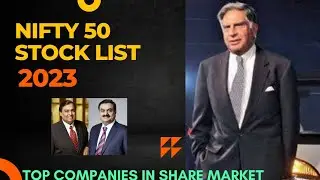 Nifty 50 stocks list 2023 | Nifty fifty Companies list & weightage