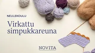 NOVITA NEULEKOULU: Virkattu simpukkareunus
