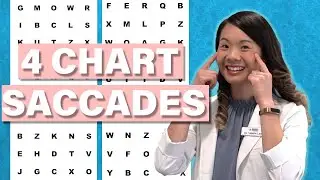 Vision Therapy Exercise : 4 Chart Saccades Exercise