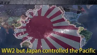 WW2 but Japan controlled the Pacific | Hoi4 Timelapse