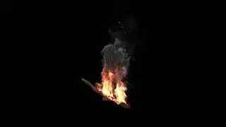 Houdini Pyro fire