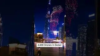 INCREDIBLE! 4000 DRONES MAKE GIANT SANTA! Happy Holidays! #shorts