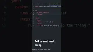 Freeform Input In GitHub Actions Workflow 