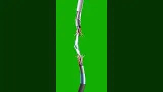 Damaged Wire Green Screen