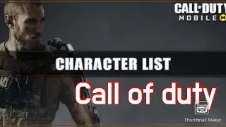 Call of duty all characters part-1