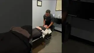 Lower back and neck adjustment in Omaha Nebraska #OmahaChiropractor #BackPainRelief #NeckPainRelief