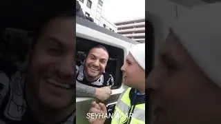 Kobra Nejdet (Happy holidays) at a police checkpoint 😂😂