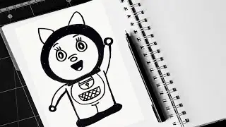 How to Draw Dorami Cartoon character step by step | Doremon | Art Video | Easy Drawing Ideas