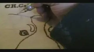 Woodburning Maverick - Austrailian Shepherd